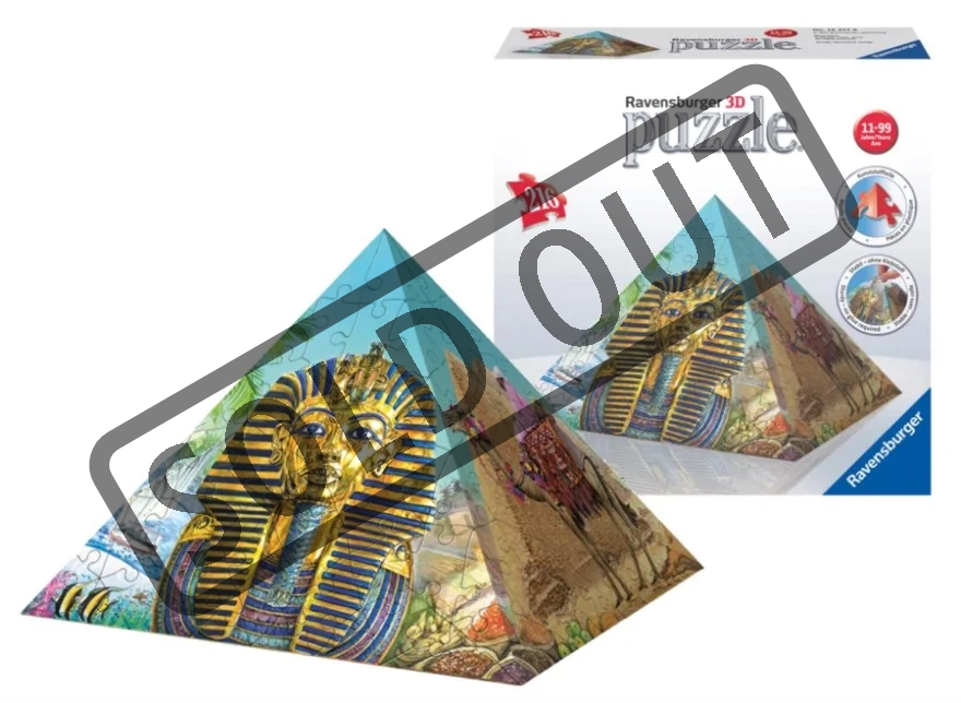 Puzzle pyramida RAVENSBURGER 216 dílků - Egyptské motivy