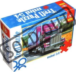 Dětské puzzle TREFL 54 dílků - Americký Truck: B