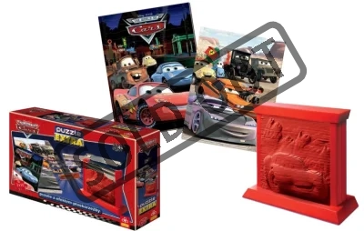 Plastické 2D - 3D puzzle TREFL 2x50 dílků - Auta (Cars)
