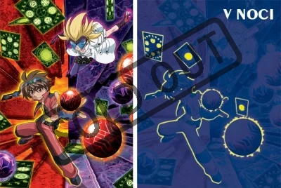 Svítící puzzle DINO 200 dílků - Bakugan: Útok / Neon