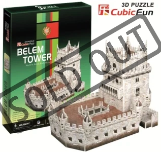3D puzzle CUBICFUN - Belémská věž 3D, Lisabon