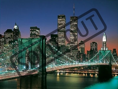 Puzzle RAVENSBURGER 2000 dílků - Brooklynský most a Manhattan