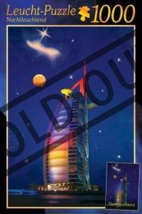 Svítící puzzle M.I.C. 1000 dílků - Burj al Arab, Dubaj