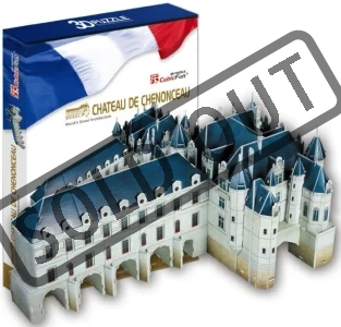 3D puzzle CUBICFUN - Zámek Chenonceau 3D, Francie