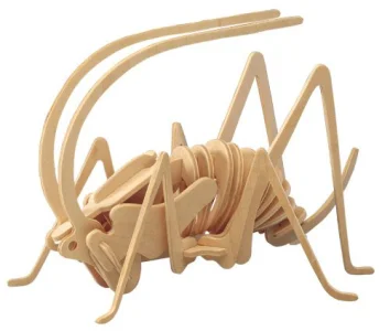 3D dřevěné puzzle - Cvrček 3D