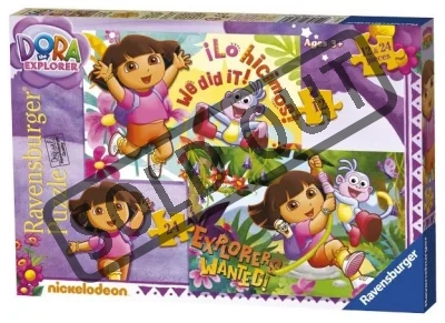 Puzzle RAVENSBURGER - Dora průzkumnice 2v1 (12 a 24 dílků)