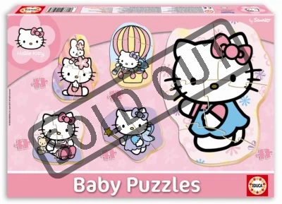 Puzzle pro nejmenší 5v1 | Hello Kitty