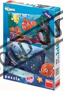 Dětské puzzle DINO2x 66 dílků - Hledá se Nemo 2v1