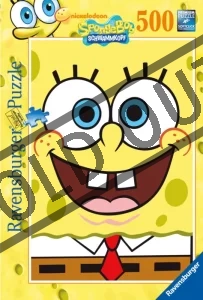 Puzzle RAVENSBURGER 500 dílků - Spongebob v kalhotách