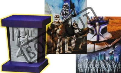 Plastické 2D - 3D puzzle JUMBO 2x70 dílků - Hvězdné války