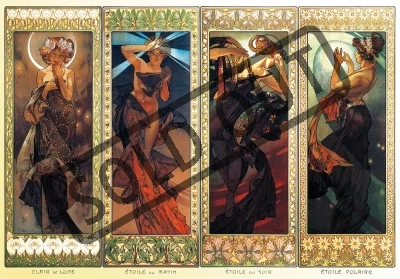 Puzzle ZDEKO 2000 dílků - Alfons Mucha, Hvězdy
