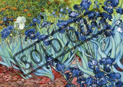 Puzzle RAVENSBURGER 1000 dílků - Gogh, Kosatce