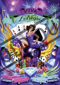 Puzzle SCHMIDT 1000 dílků - Michael Searle, Las Vegas - Tattoo Art