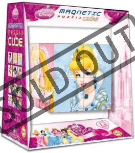 Magnetická puzzle kostka EDUCA - Disney princezny 8 kostek