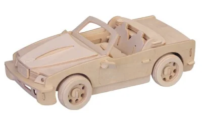 3D dřevěné puzzle - Malé BMW B-740i 3D