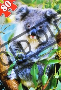 Dětské puzzle 80 dílků - Medvídek koala