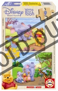 Dřevěné puzzle | Medvídek Pú