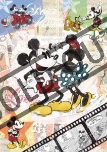 Puzzle RAVENSBURGER 500 dílků - Mickey Mouse Retro