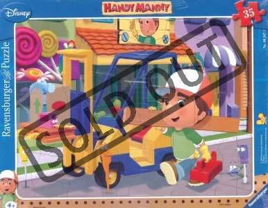 Deskové puzzle RAVENSBURGER -Mistr Manny (Handy Manny) 35 dílků