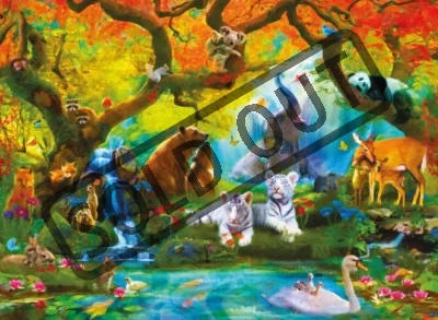 Puzzle RAVENSBURGER 500 dílků - Neobvyklé setkání