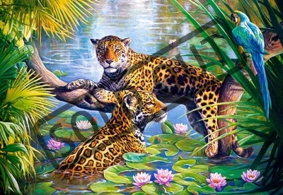 Puzzle CASTORLAND 500 dílků - Odpočinek na větvi stromu