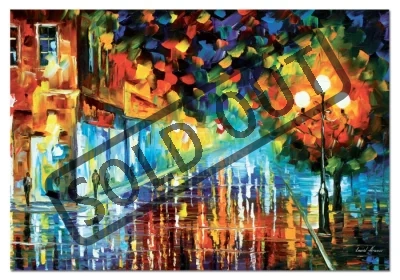 Puzzle EDUCA 1000 dílků - Leonid Afremov, Osamělá noc