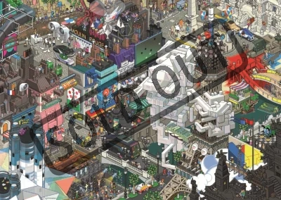 Puzzle HEYE 1500 dílků - eBoy, Paříž / Triangular