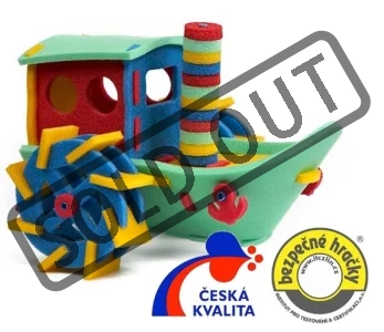 3D pěnové puzzle MALÝ GÉNIUS - Parník