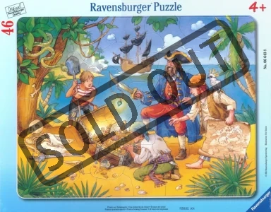 Deskové puzzle RAVENSBURGER - Pirátský poklad 46 dílků