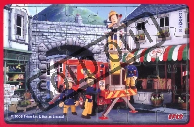 Deskové minipuzzle pro děti EFKO - Požárník Sam 24 dílků