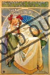Puzzle D-TOYS 1000 dílků - Alfons Mucha, Princezna Hyacinta