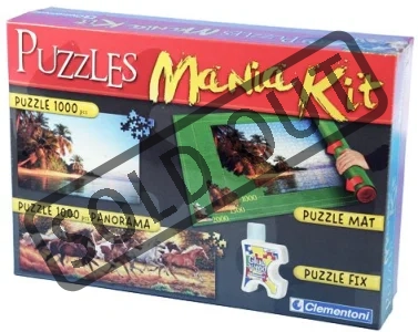 Puzzle CLEMENTONI - Puzzle sada (podložka, lepidlo, 2x1000 dílků)
