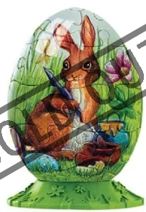 Puzzleball RAVENSBURGER 30 dílků - Velikonoční vejce: Zajíc II