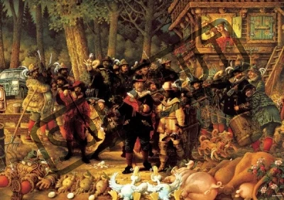 Puzzle HEYE 1000 dílků - Michael Ryba, Rembrandt