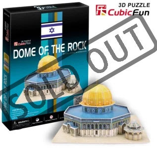 3D puzzle CUBICFUN - Skalní dóm 3D, Jeruzalém