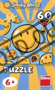 Dětské puzzle DINO 60 dílků - Smiley World: Smajlík