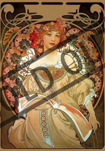 Puzzle ZDEKO 1000 dílků - Alfons Mucha, Snění