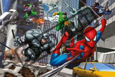 Puzzle pro děti TREFL 100 dílků - Spiderman: Útok