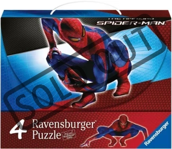 Dětské puzzle v kufříku - Spiderman  4v1 (2x64 a 2x81 dílků)