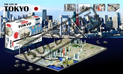 4D Cityscape Time puzzle - Tokio panorama 1418 dílků