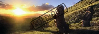 Panoramatické puzzle HEYE 1000 dílků - Velikonoční ostrov (Rapa Nui)