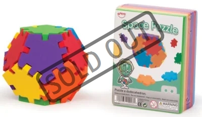 Hlavolam Space puzzle - Vesmírný dvanáctistěn (dodekahedron)
