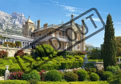 Puzzle CASTORLAND 1000 dílků - Vorontsovský palác, Krym, Ukrajina