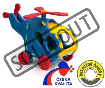 3D pěnové puzzle MALÝ GÉNIUS - Vrtulník