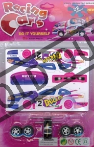 3D puzzle Závodní auto 02 - Deller 3D , 22 dílků