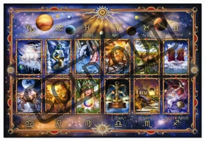 Puzzle EDUCA | Ciro Marchetti, Zvěrokruh (Zodiac) 4000 dílků