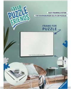 Rám na puzzle My Puzzle Friends 70x50cm - černý