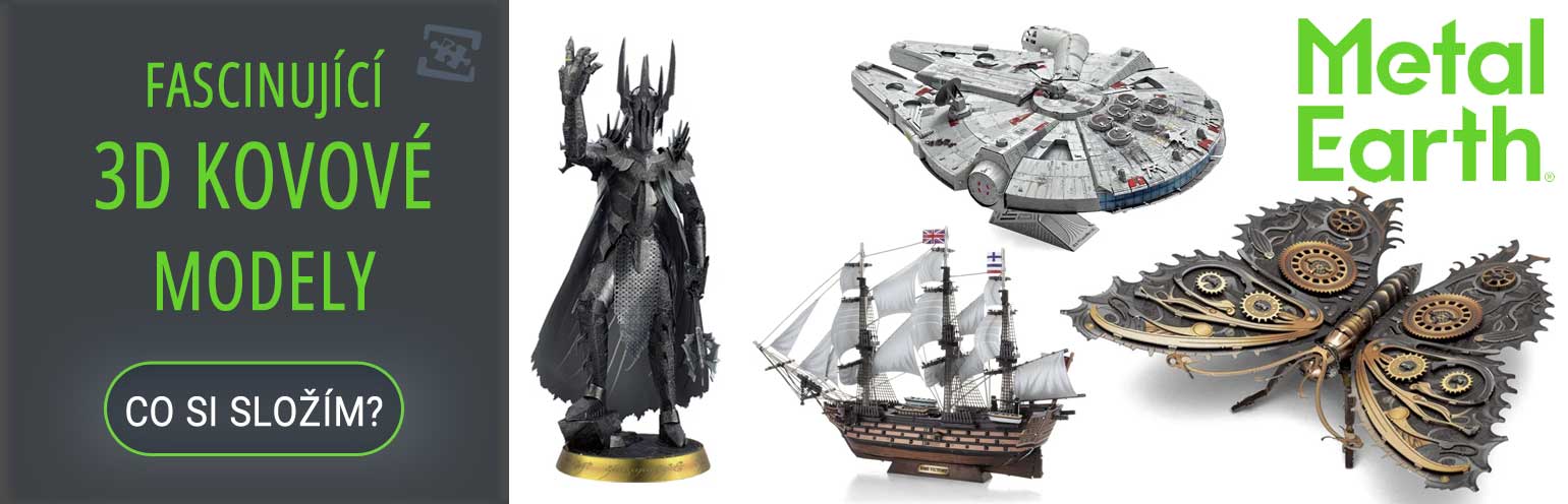 Kovové modely - 3D puzzle Metal Earth