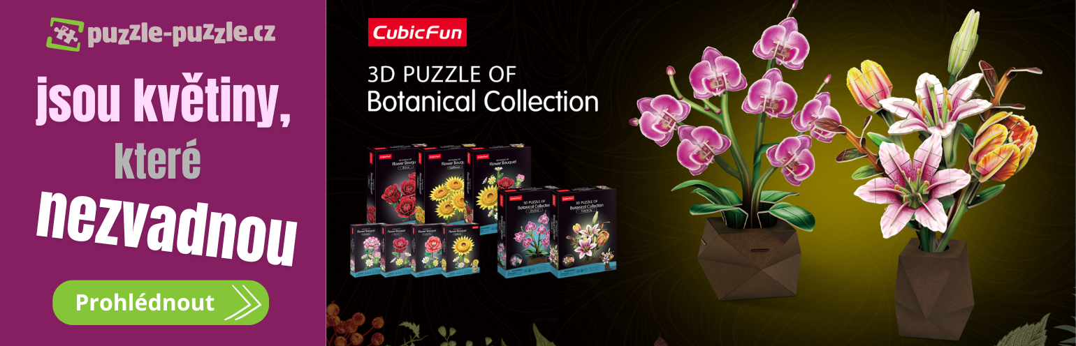 3D puzzle Cubicfun - Botanical Collection