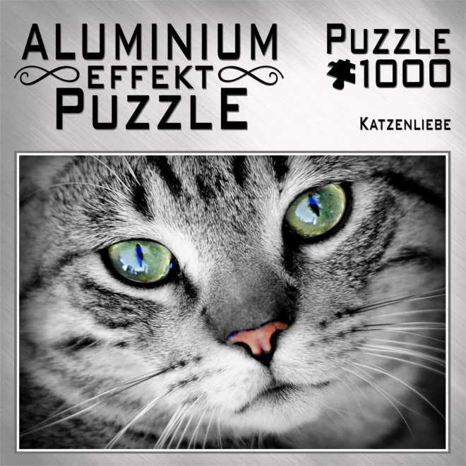 M.I.C. Metalické puzzle Kočičí láska 1000 dílků